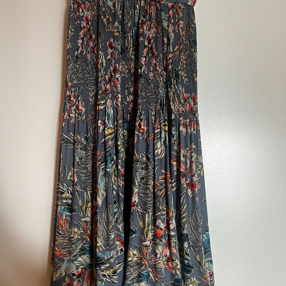 STATUS BY CHENAULT Floral Midi-Skirt